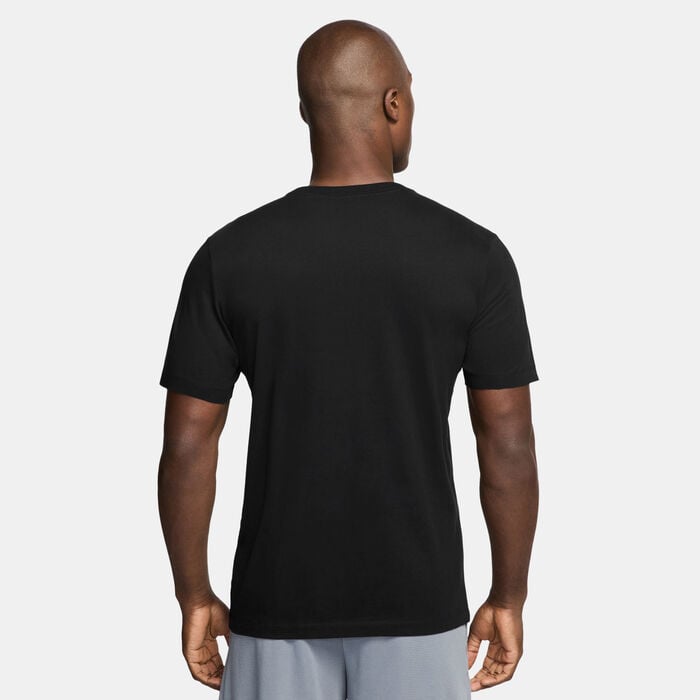 Nike Men's Dri-FIT Basketball T-Shirt Black Nike Men's Dri-FIT Basketball T-Shirt Black image number 1