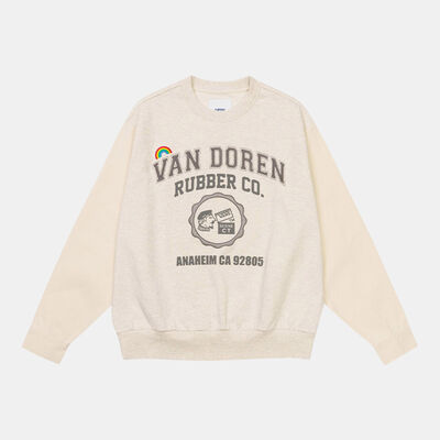 Vans Women's Anaheim Sidewall Sweatshirt Beige