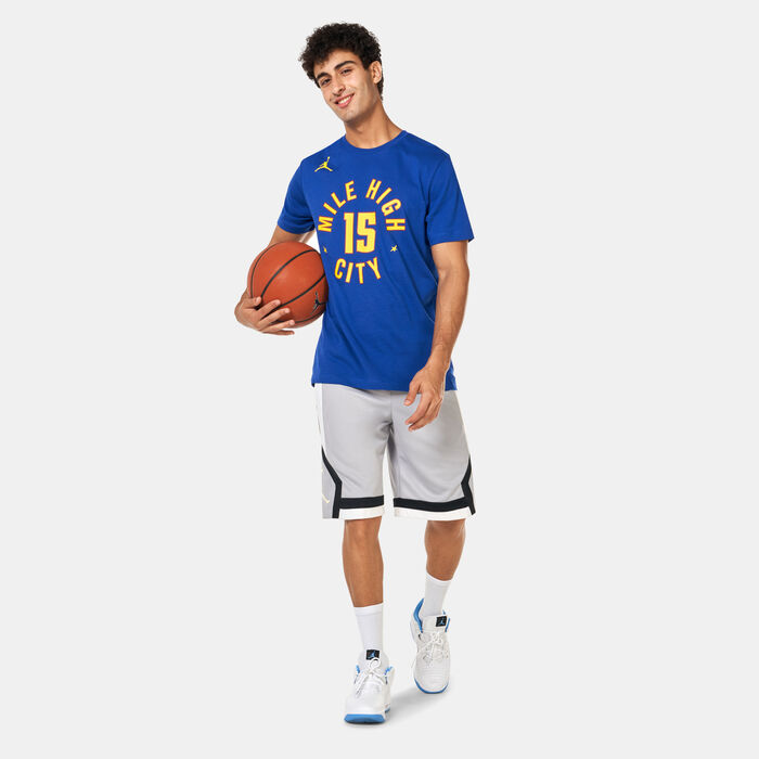 Jordan Men's NBA Denver Nuggets Nikola Jokic Statement Edition T-Shirt Blue Jordan Men's NBA Denver Nuggets Nikola Jokic Statement Edition T-Shirt Blue image number 4