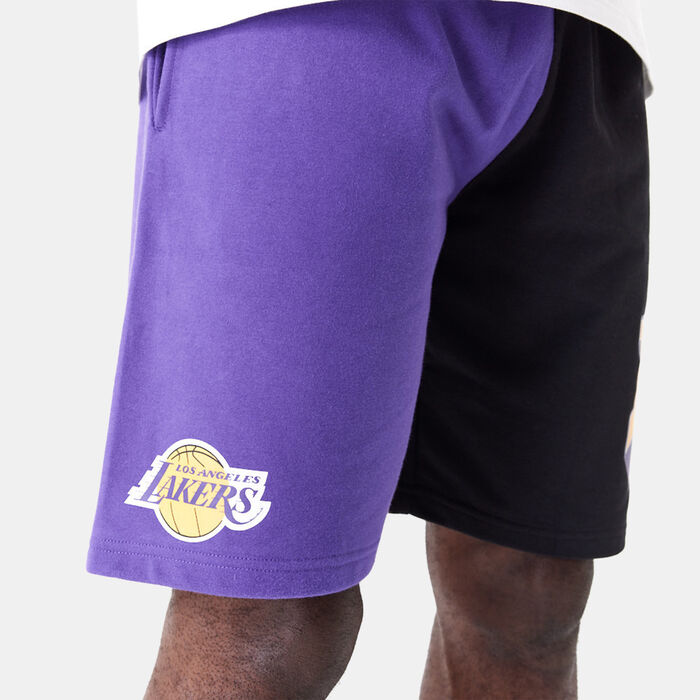 New Era Men's NBA Los Angeles Lakers Jogging Shorts Purple New Era Men's NBA Los Angeles Lakers Jogging Shorts Purple image number 2