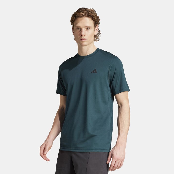adidas Men's Training Essentials Training T-Shirt Green adidas Men's Training Essentials Training T-Shirt Green image number 0