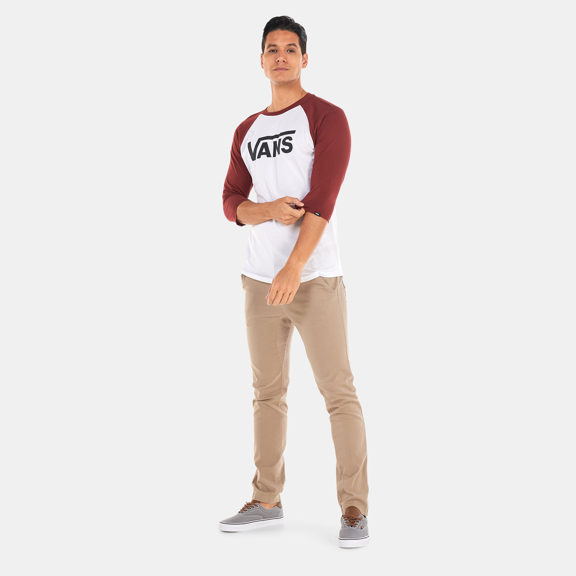 Buy Vans Men s Classic Raglan T Shirt White in KSA SSS