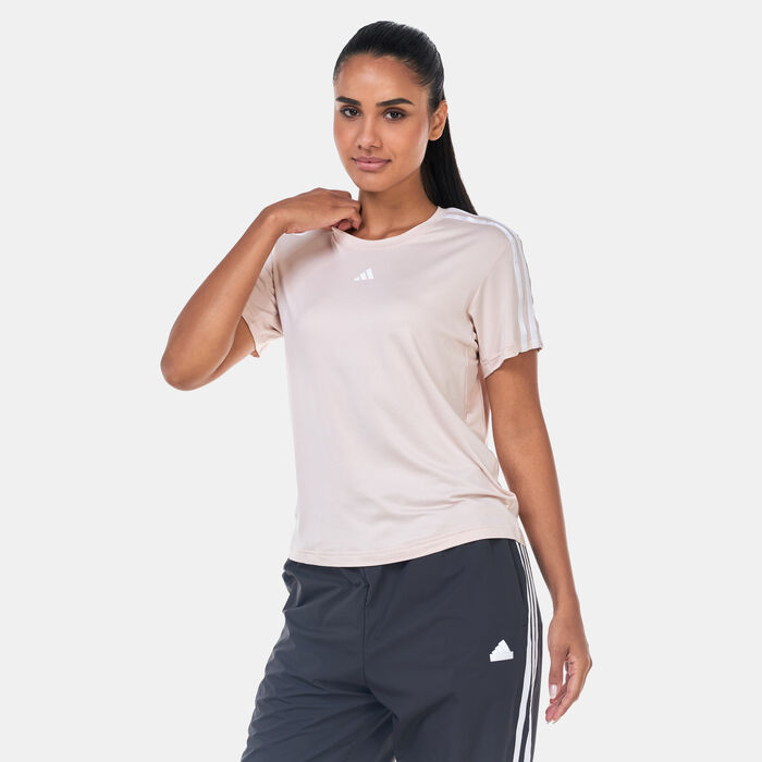 adidas Women's AEROREADY Train Essentials Training T-Shirt Purple adidas Women's AEROREADY Train Essentials Training T-Shirt Purple image number 0