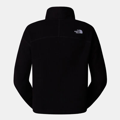 The North Face Women’s 100 Glacier 1/4-Zip Crop Top Black The North Face Women’s 100 Glacier 1/4-Zip Crop Top Black