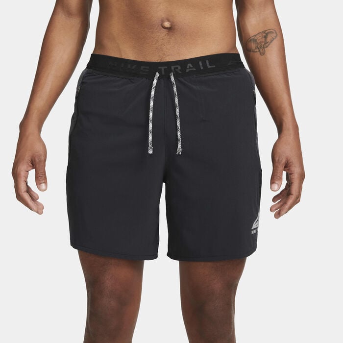 Nike Men's Trail Second Sunrise Dri-FIT Running Shorts Black Nike Men's Trail Second Sunrise Dri-FIT Running Shorts Black image number 1