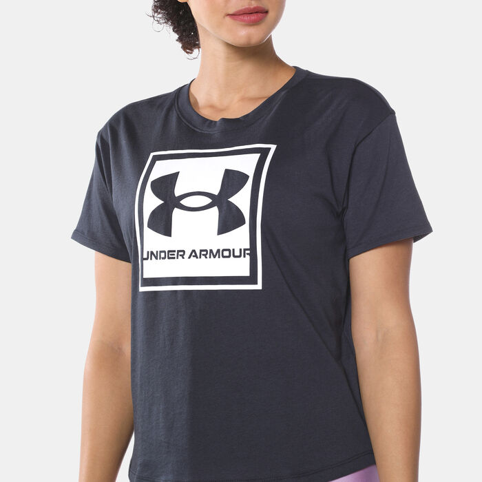 Buy Under Armour Women's UA Live Glow Graphic T-Shirt Black in KSA