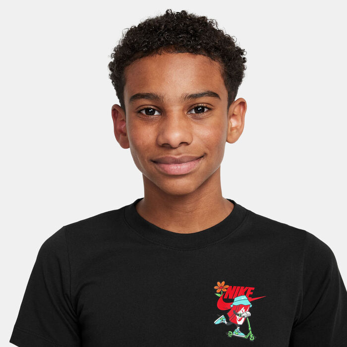 Nike Kids' Sportswear T-Shirt Black Nike Kids' Sportswear T-Shirt Black image number 4