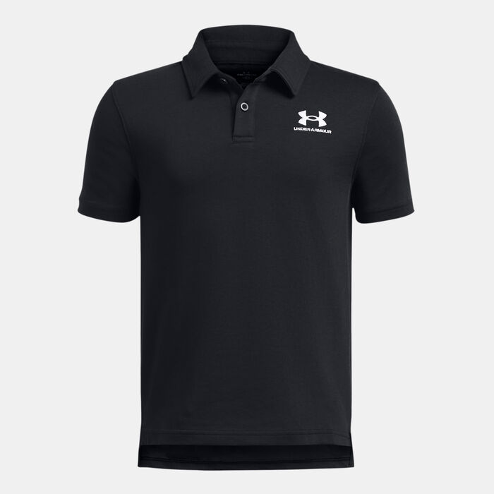 Under Armour Kids' Icon Polo Shirt Black image number 0
