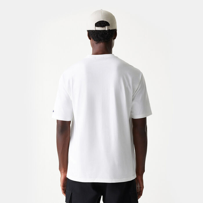New Era Men's NBA LA Lakers Worn T-Shirt White New Era Men's NBA LA Lakers Worn T-Shirt White image number 1