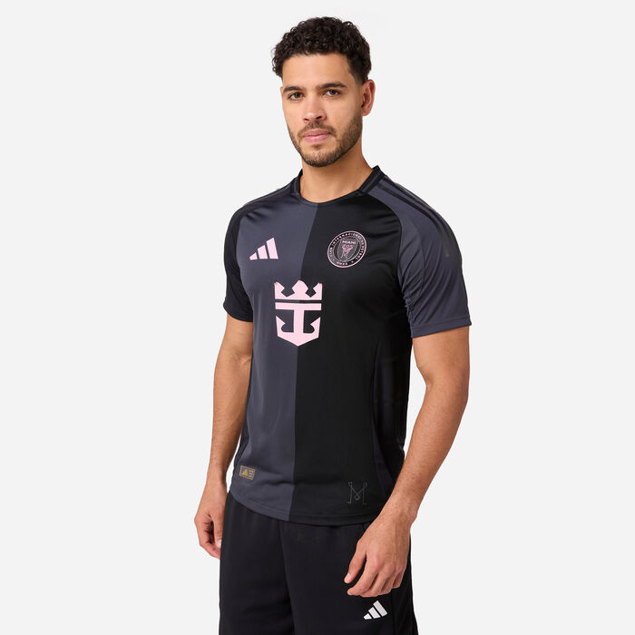 adidas Men's Inter Miami 25/26 Lionel Messi Away Authentic Football Jersey Black adidas Men's Inter Miami 25/26 Lionel Messi Away Authentic Football Jersey Black image number 0