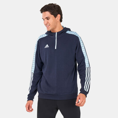 adidas Men's Tiro Hoodie Blue