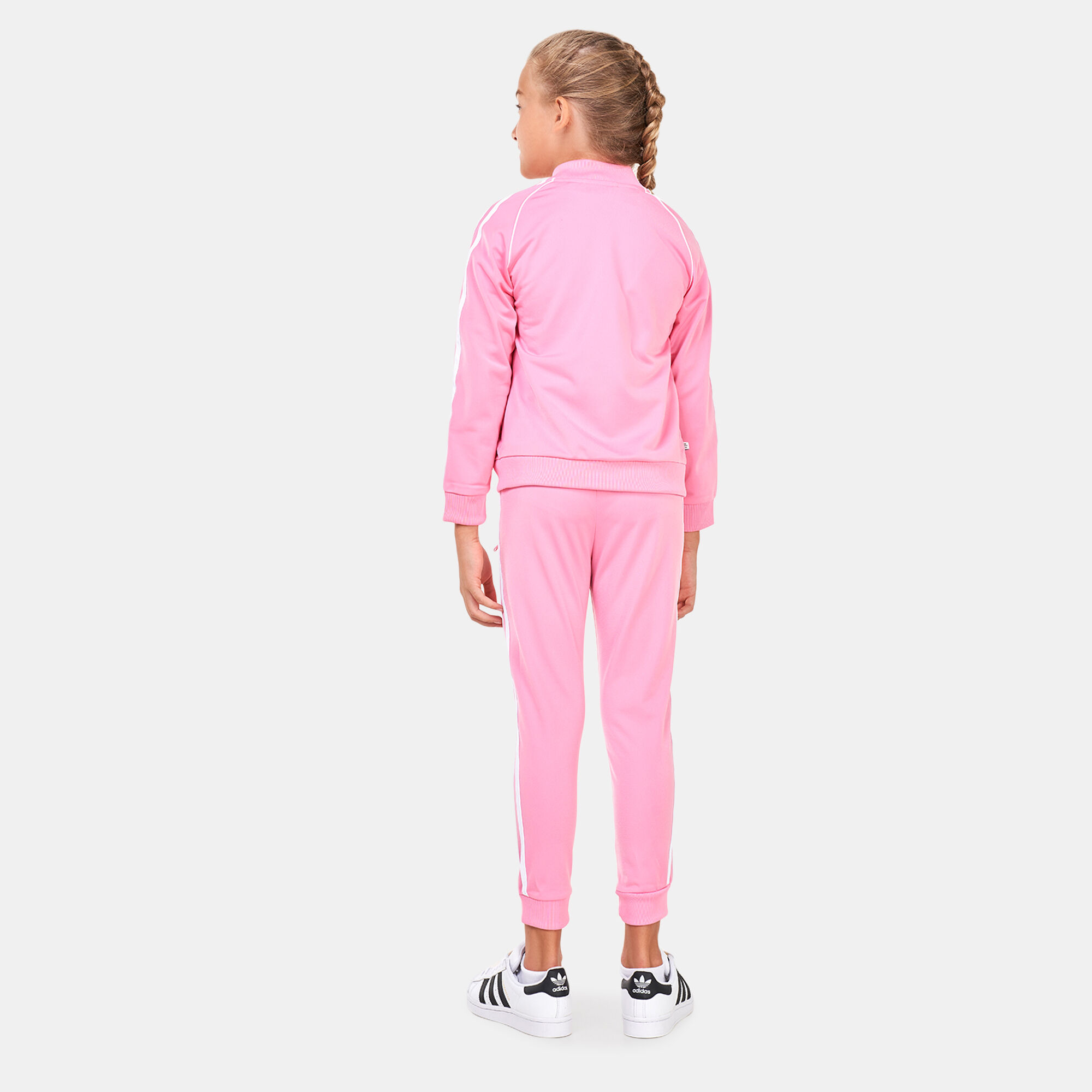 Adidas pink sst 2024 tracksuit