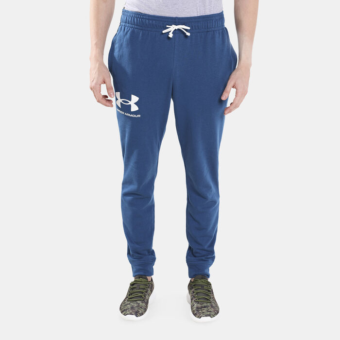 Under Armour Men's Rival Terry Sweatpants Blue Under Armour Men's Rival Terry Sweatpants Blue image number 0