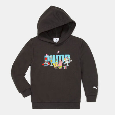 PUMA Kids' x SPONGEBOB Hoodie Black