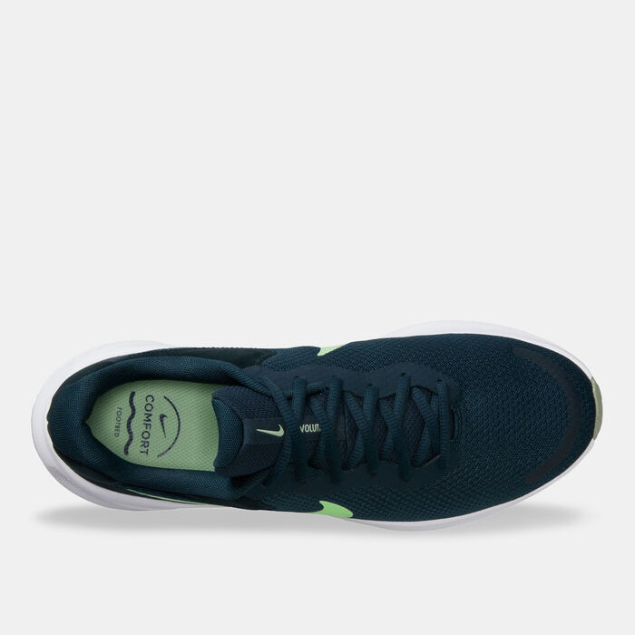Nike Men's Revolution 7 Road Running Shoes Green Nike Men's Revolution 7 Road Running Shoes Green image number 3