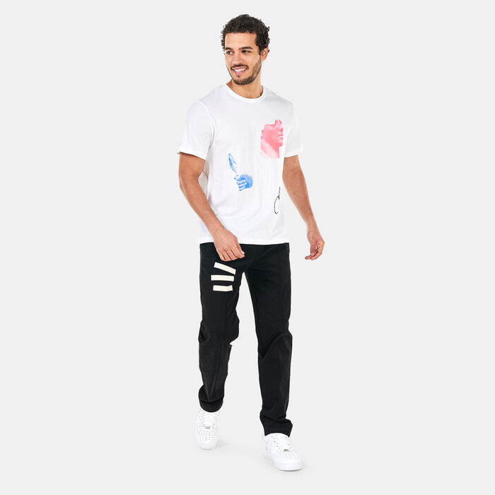 Tee Library Men's Supima Straight Hem T-Shirt White Tee Library Men's Supima Straight Hem T-Shirt White image number 2