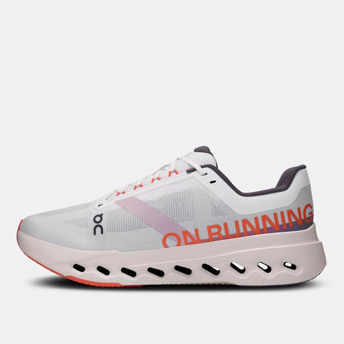 On Men's Cloudsurfer Next Running Shoes White On Men's Cloudsurfer Next Running Shoes White image number 2