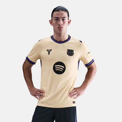 Nike Men's FC Barcelona x Kobe 25/26 Away Authentic Football Jersey yellow