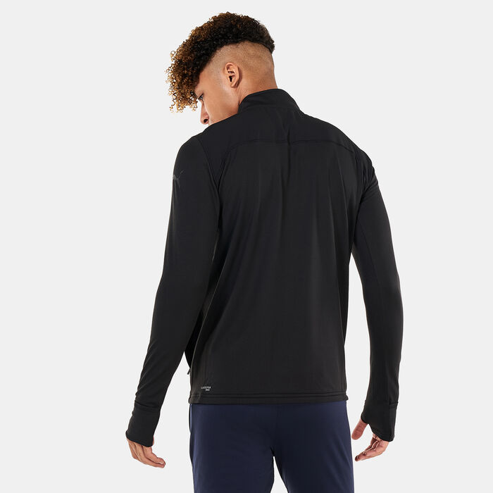 PUMA Men's CLOUDSPUN WRMLBL Padded Running Jacket Black image number 1