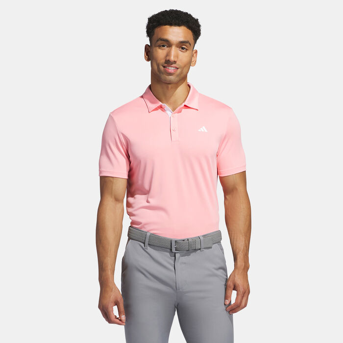 adidas Men's Drive Polo Shirt Pink adidas Men's Drive Polo Shirt Pink image number 0