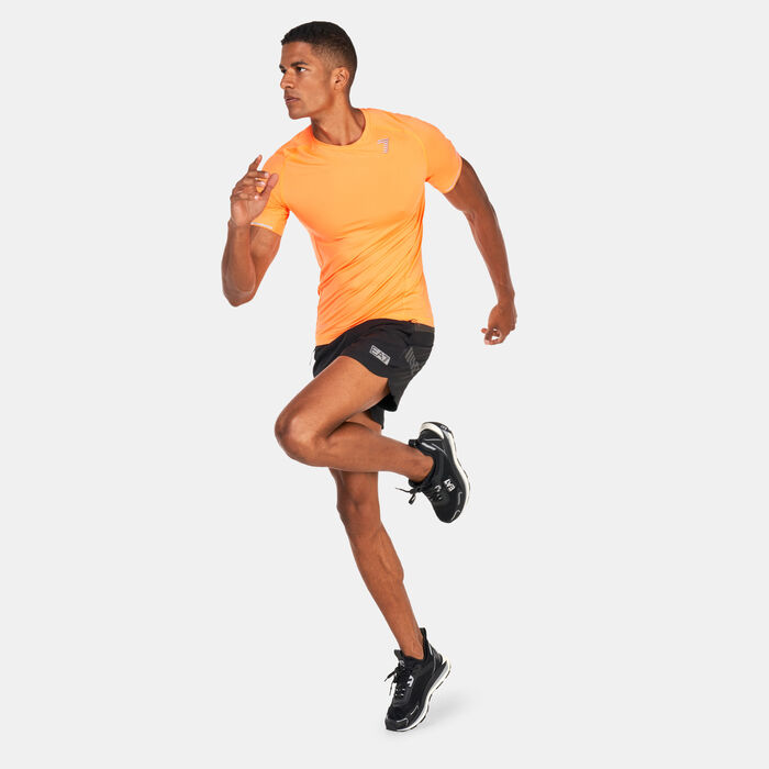 EA7 Emporio Armani Men's Ventus 7 Top Performance Shorts Black image number 2