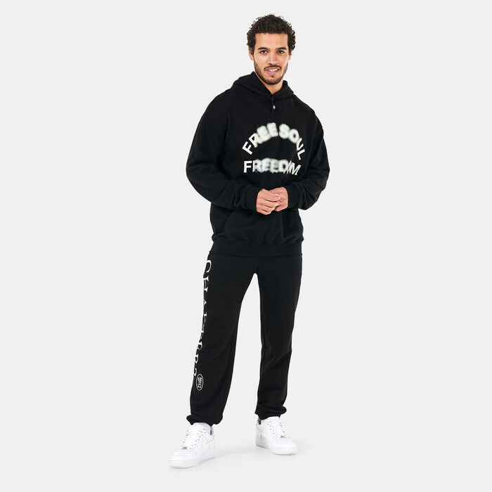 Tee Library Men's French Terry Jogger Pants Black Tee Library Men's French Terry Jogger Pants Black image number 2