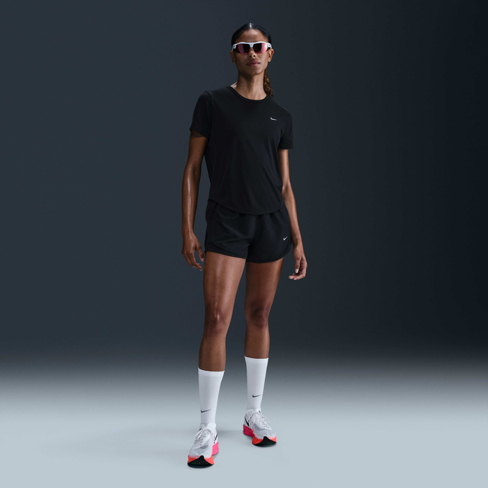 Nike Women's Tiempo Dri-FIT Running Top Black Nike Women's Tiempo Dri-FIT Running Top Black image number 3