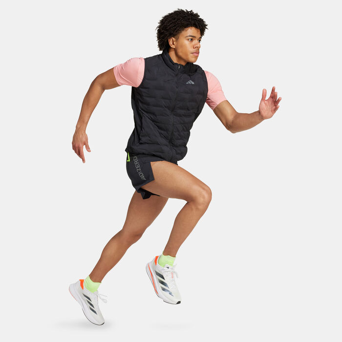 adidas Men's Adizero Padded Running Vest Black adidas Men's Adizero Padded Running Vest Black image number 2