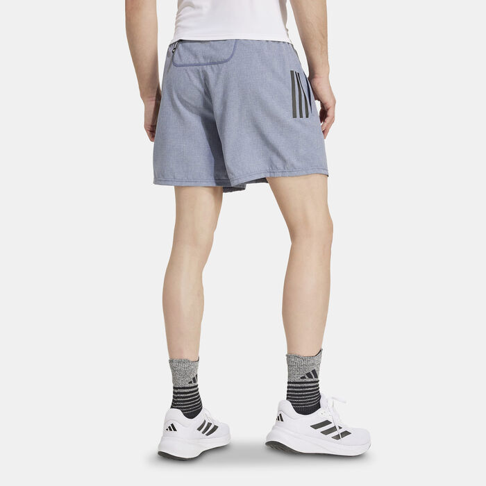 adidas Men's Own The Run Shorts Blue adidas Men's Own The Run Shorts Blue image number 1