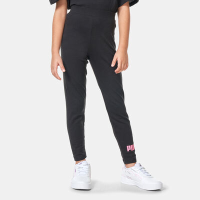 PUMA Kids' Essentials Logo Leggings Black