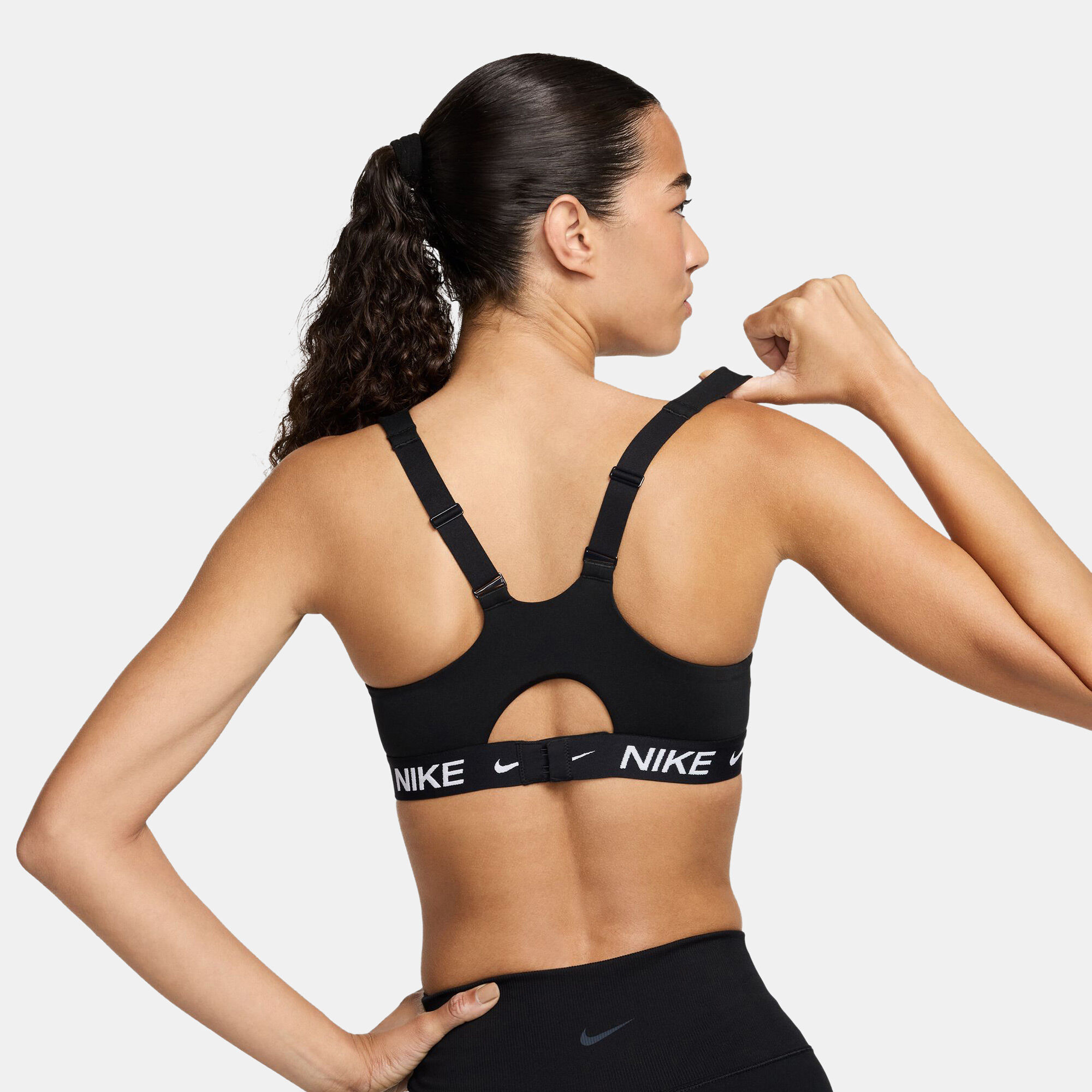 Nike training indy logo sports bra clearance