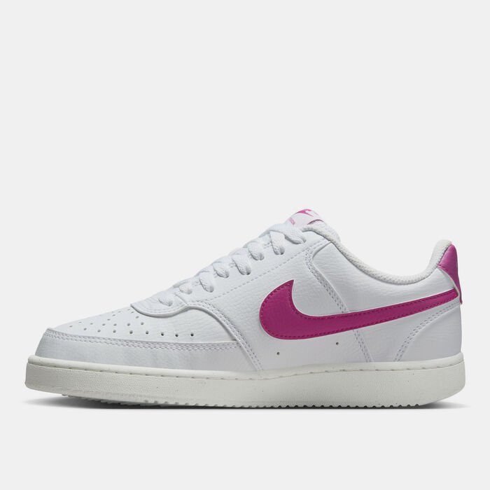 Nike Women's Court Vision Low Next Nature Shoes White image number 2
