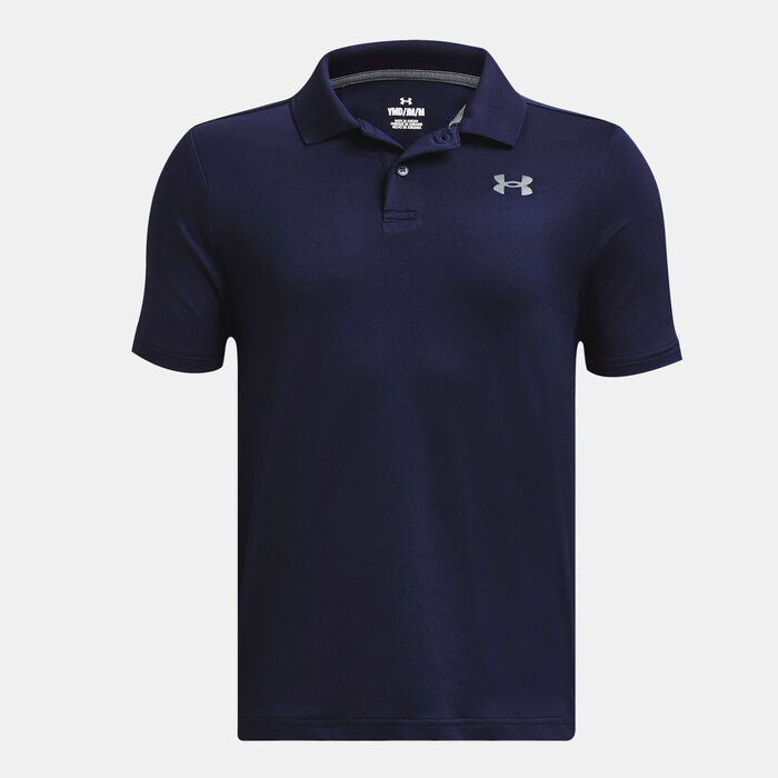 Under Armour Kids' Matchplay Golf Polo Shirt Blue image number 0
