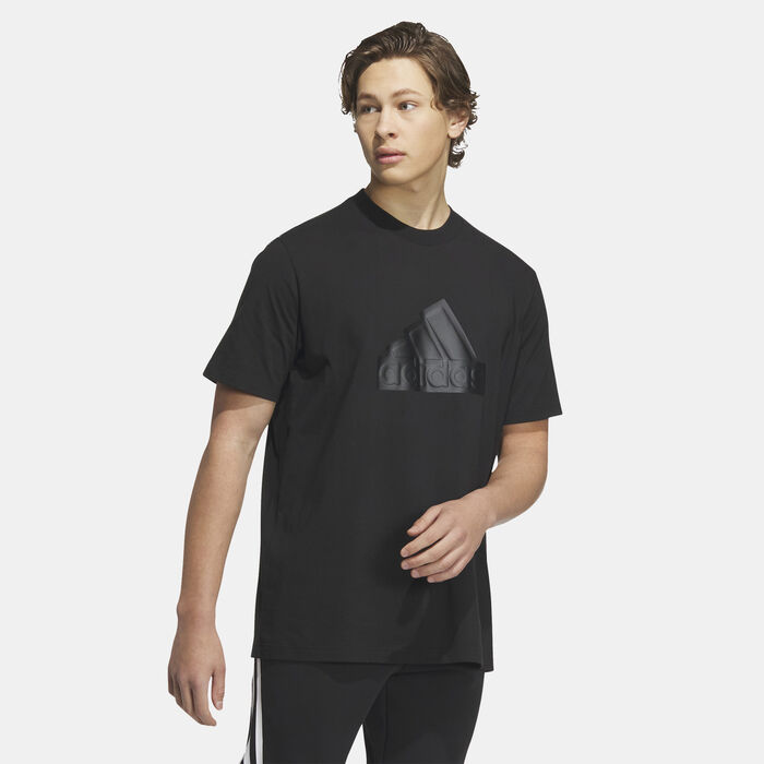 adidas Men's Future Icons Badge of Sport Bomber T-Shirt Black adidas Men's Future Icons Badge of Sport Bomber T-Shirt Black image number 2