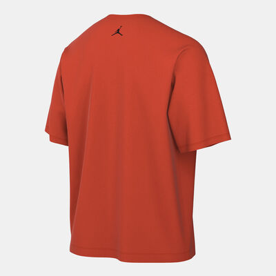 Jordan Men's Sport Dri-FIT Brand T-Shirt Orange