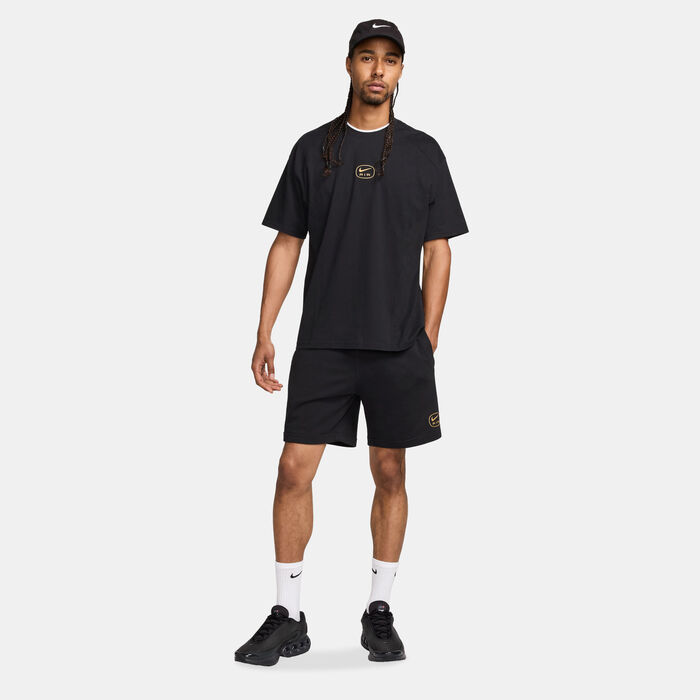 Nike Men's Air Fleece Shorts Black Nike Men's Air Fleece Shorts Black image number 2