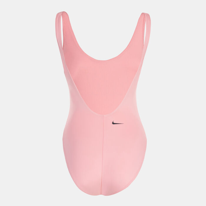 Nike Swim Women's U-Back One-Piece Swimsuit Red Nike Swim Women's U-Back One-Piece Swimsuit Red image number 1