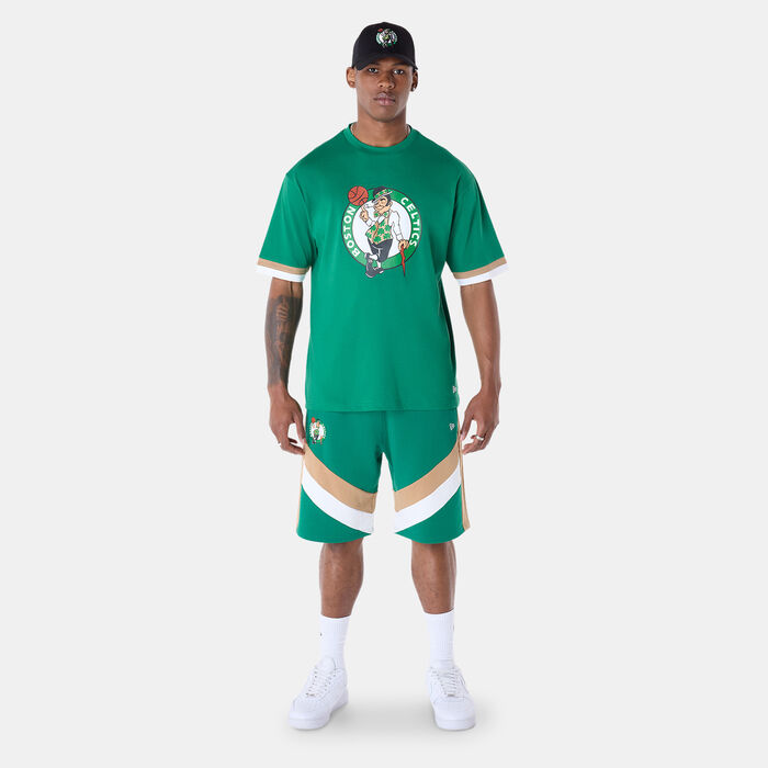 New Era Men's NBA Boston Celtics Panel Shorts Green New Era Men's NBA Boston Celtics Panel Shorts Green image number 2