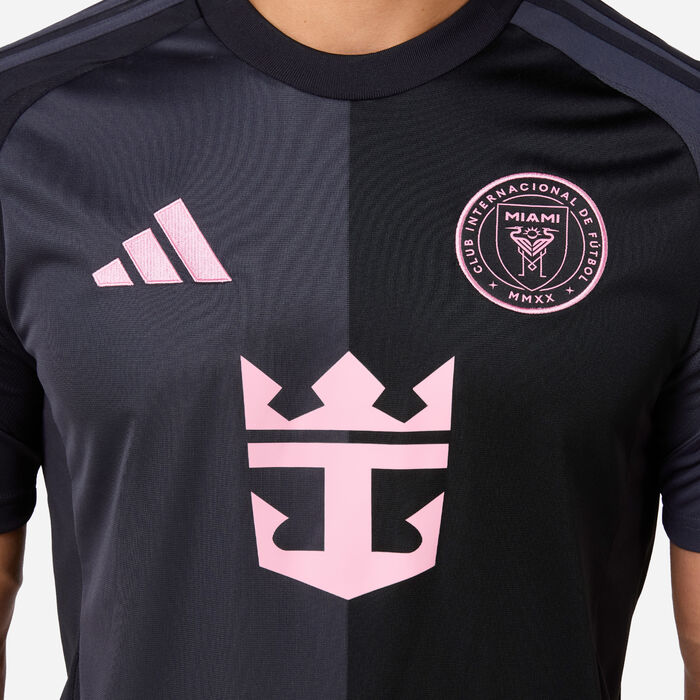 adidas Men's Inter Miami 25/26 Lionel Messi Away Replica Football Jersey Black adidas Men's Inter Miami 25/26 Lionel Messi Away Replica Football Jersey Black image number 3