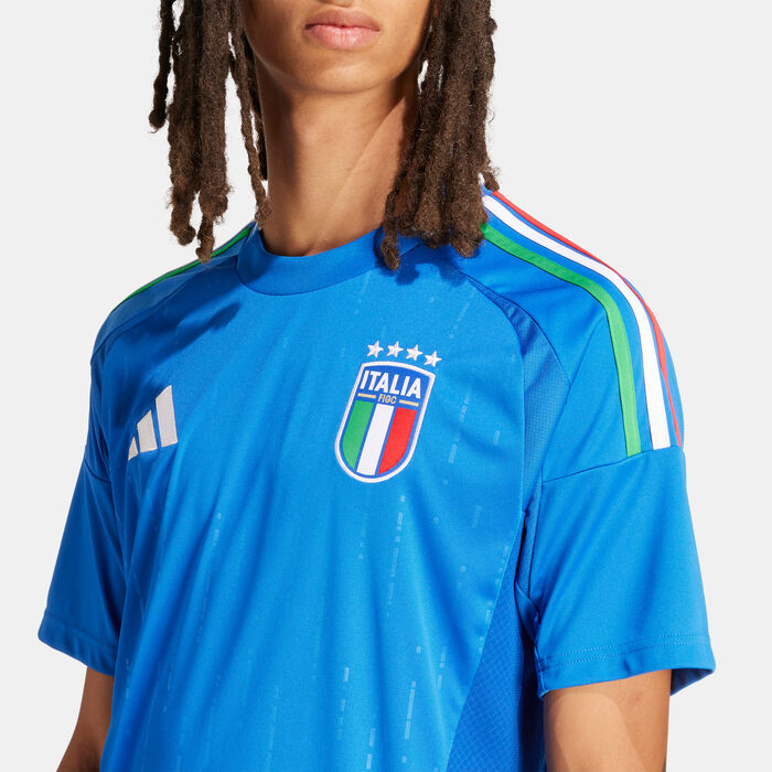 adidas Men's Italy Replica Home Football Jersey - 2024 Blue image number 3