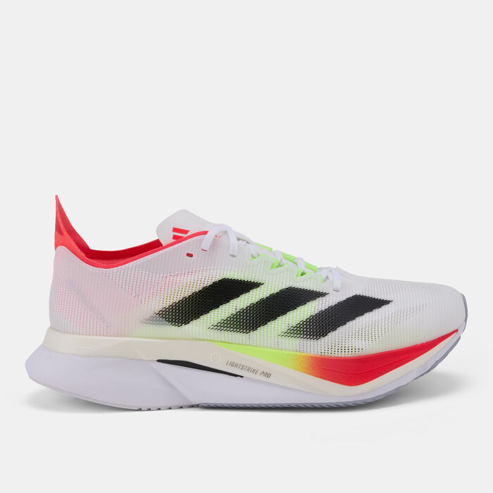 adidas Women's Adizero Boston 12 Shoes White adidas Women's Adizero Boston 12 Shoes White image number 0