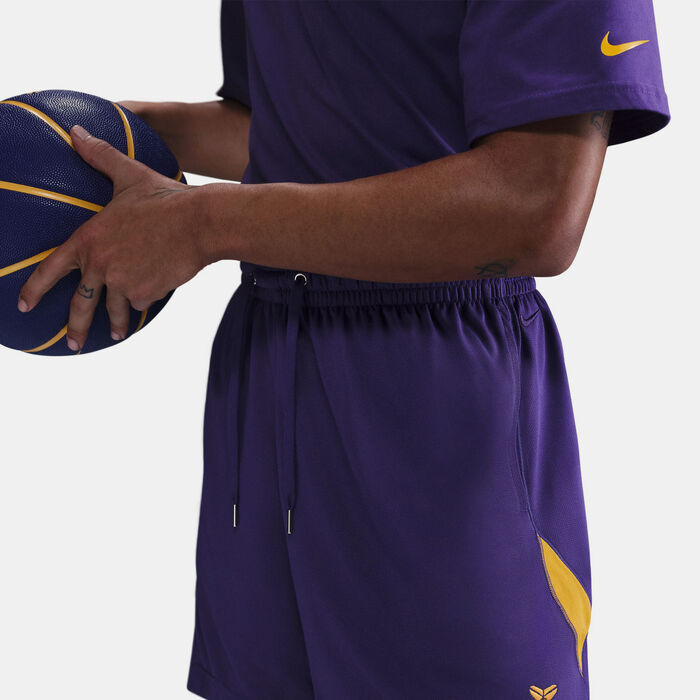 Nike Men's Kobe Bryant Dri-FIT Basketball Pants Purple Nike Men's Kobe Bryant Dri-FIT Basketball Pants Purple image number 3