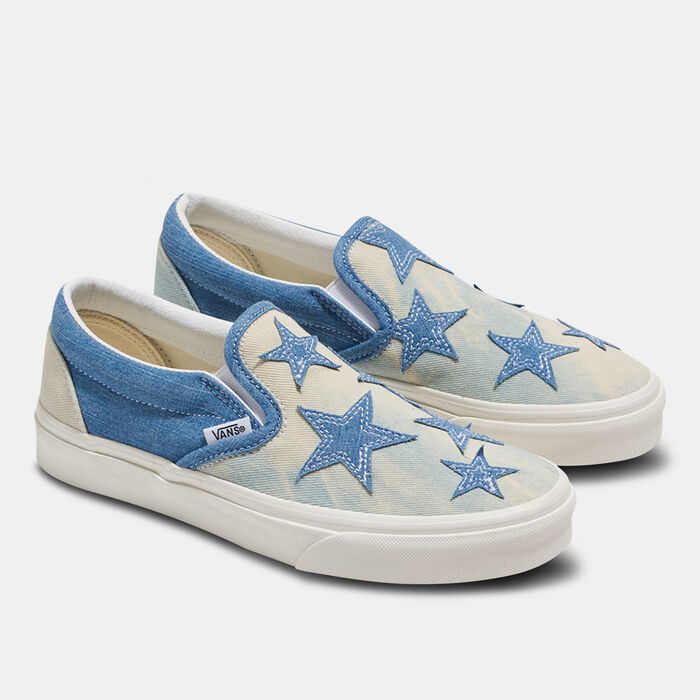 Vans Classic Slip-On Unisex Shoes Blue Vans Classic Slip-On Unisex Shoes Blue image number 1