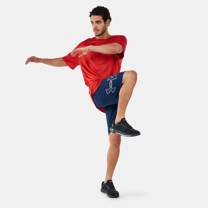 Under Armour Men's UA Tech™ Graphic Shorts Blue Under Armour Men's UA Tech™ Graphic Shorts Blue image number 2