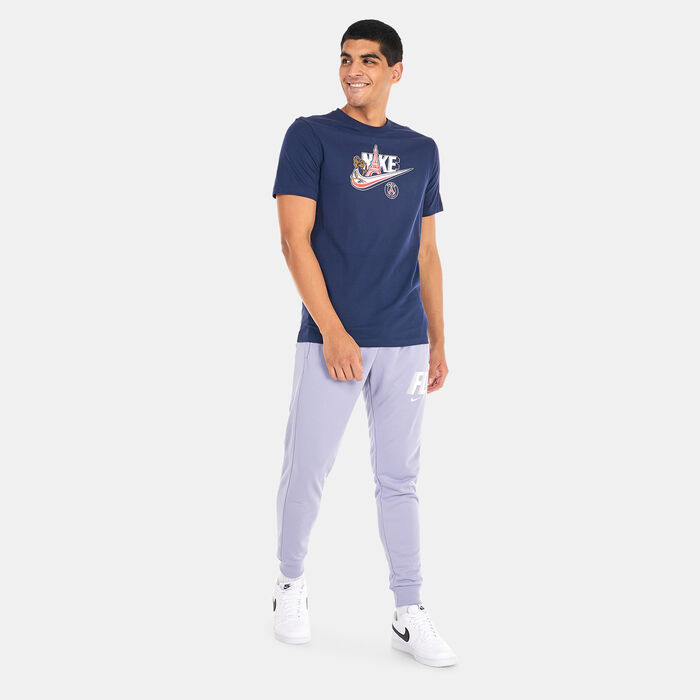 Nike Men's Paris Saint-Germain Futura T-Shirt Blue Nike Men's Paris Saint-Germain Futura T-Shirt Blue image number 2