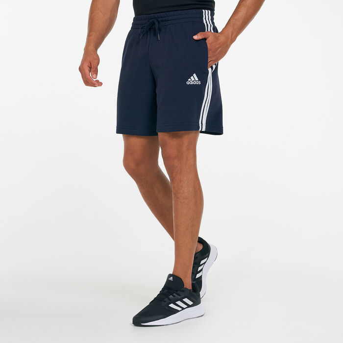 adidas Men's Essentials French Terry 3-Stripes Shorts adidas Men's Essentials French Terry 3-Stripes Shorts image number 0