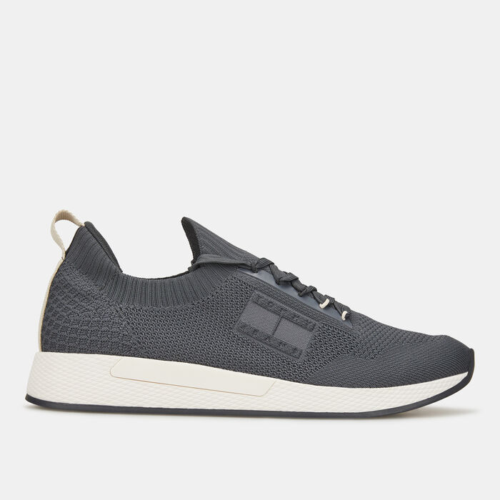 Tommy Hilfiger Men's Knitted Running Shoe Black Tommy Hilfiger Men's Knitted Running Shoe Black image number 0