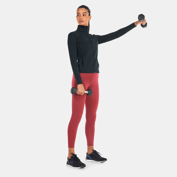 Under Armour Women's Motion Full-Zip Training Track Jacket Black Under Armour Women's Motion Full-Zip Training Track Jacket Black image number 2