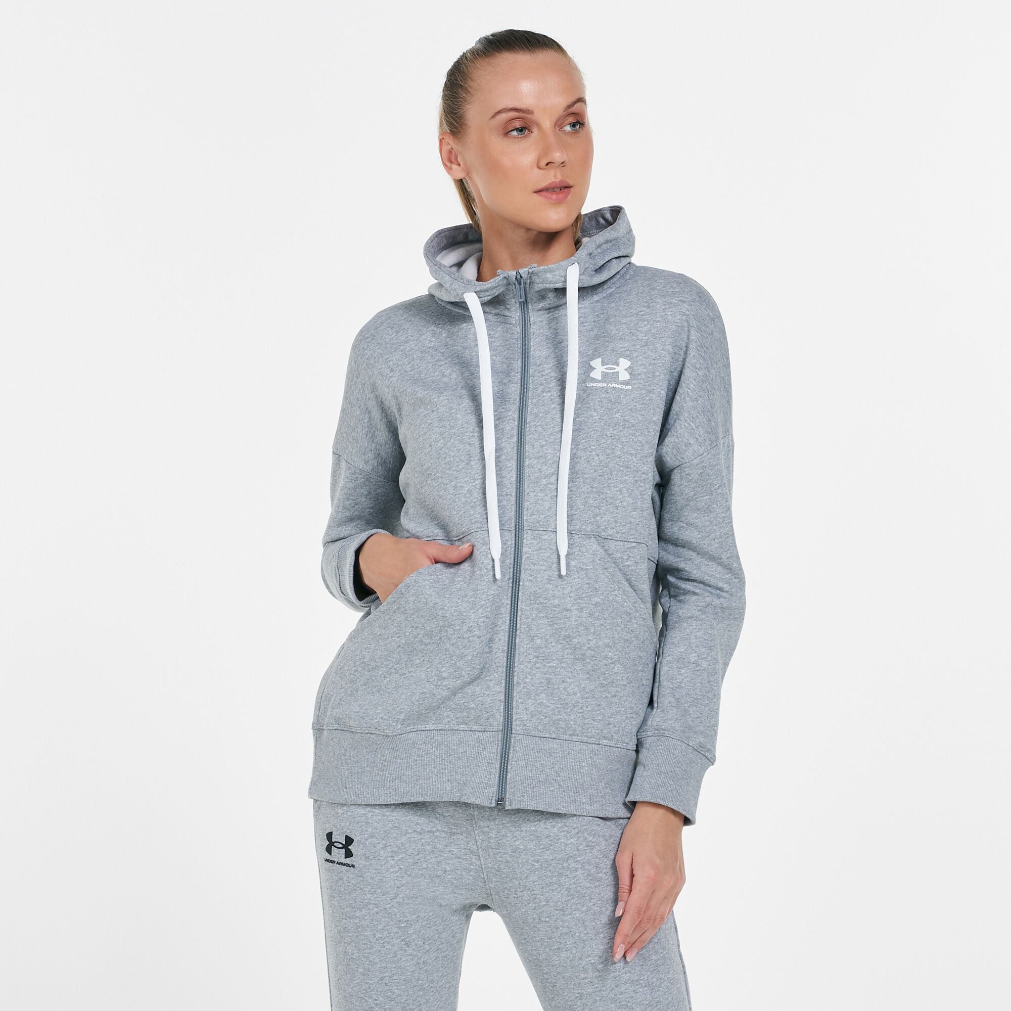 Under armour women's rival fleece full zip hoodie cheap