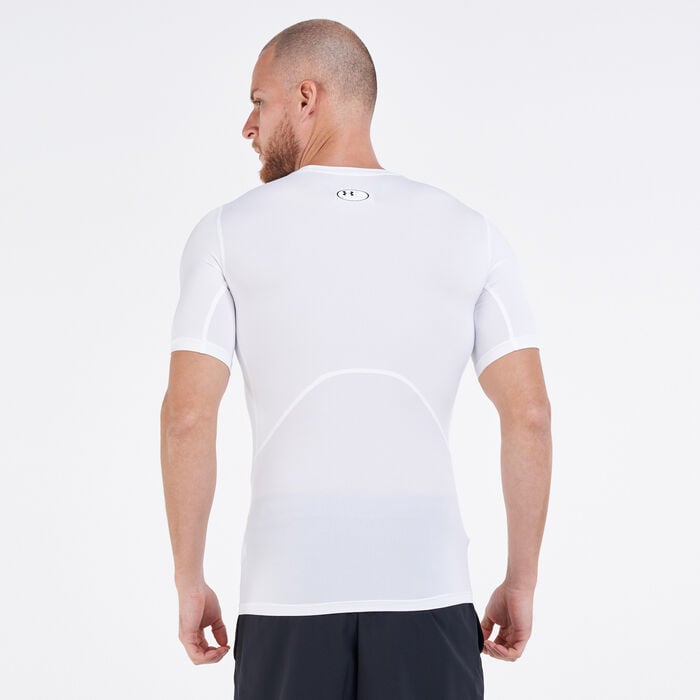 Under Armour Men's HeatGear® Armour T-Shirt White Under Armour Men's HeatGear® Armour T-Shirt White image number 1